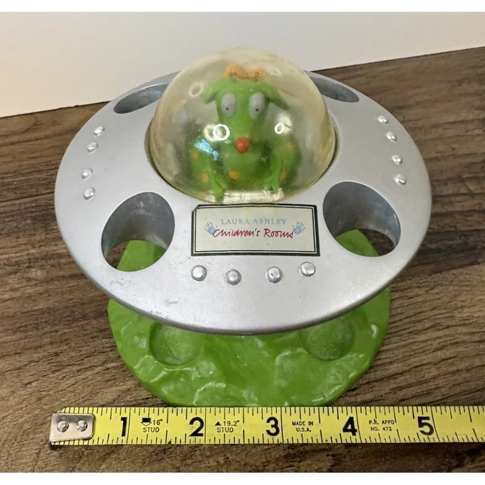 Laura Ashley Spacecraft Dog Alien UFO Child Kid Toothbrush Holder Space